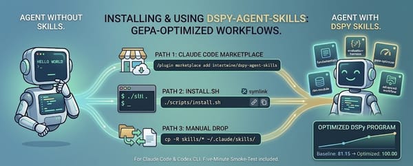 How to install and use dspy-agent-skills